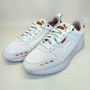 Puma Women's R78 Raw Metallics White Rose Gold Size 7.5